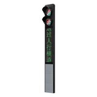 Feux de signalisation intégrés pour passage piétons avec compte à rebours rouge-vert, écran LED 300mm 400mm, Semaforos