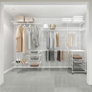 ارتفاع جودة خزانة رفوف أثاث المنزل خزانة سلك نظام تخزين رفوف - Product Image 1