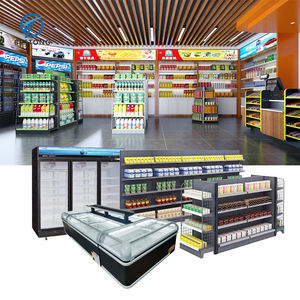 Congélateur commercial de <span class=keywords><strong>réfrigérateur</strong></span> de conception de supermarché de vente instantanée de liquidation pour des centres commerciaux pour l'espace au détail - Product Image 4