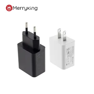 Custom Factory EU Plug CB CE GS ROHS 20W PD Charger USB A To USB C Type C Charger For Iphone 13 14 15 Pro