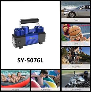 סיטונאי אספקת אוויר מהירה נייד כפול צילינדר רכב מדחס אוויר באיכות גבוהה ניפוח צמיגים לרכב - Product Image 6