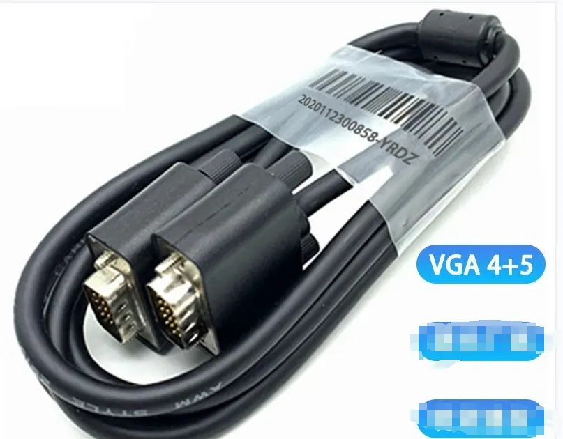 VGA cable 4+5 core 1.8m AOC computer host connected to display screen data cable inventory line tail goods special treatment.