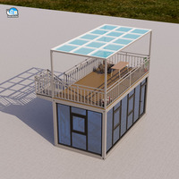 Hôtel préfabriqué à bas prix petite maison modulaire de 10 pieds pour vivre paquet plat conteneur de stockage préfabriqué maison mobile