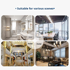 Gagang Pintu Stainless Steel Modern Kontemporer untuk Kamar Mandi, Kamar Tidur, Hotel, Dapur, Sekolah - Warna Sesuai Pesanan - Product Image 4