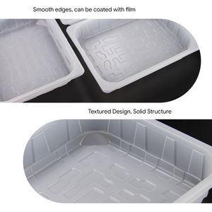 Conteneur alimentaire jetable en plastique PP de haute qualité, grand plateau pour aliments congelés avec logo/design graphique personnalisable - Product Image 3