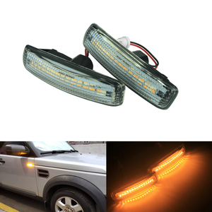 Cho phạm vi Rover thể thao <span class=keywords><strong>LED</strong></span> Side chỉ số đánh dấu ánh sáng cho Land Rover Discovery <span class=keywords><strong>3</strong></span> 4 freelander 2 bên lần lượt tín hiệu ánh sáng hổ phách - Product Image 2
