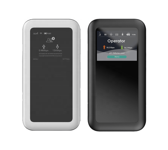 OEM SDX62 Cellular Modem OTA ESIM 5G MiFi WiFi6 Sharing Device VPN 4500mAh Battery Universal Pocket 5G Modem