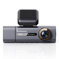 Kamera Dasbor Triple Lens 4K dengan Layar IPS 3.2" Rekam Otomatis Layar Sentuh & Kontrol Aplikasi untuk Pemantauan Armada