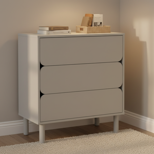 Cassettiera Contemporanea in Legno con 6 Cassetti e Motivi Decorativi, Mobile per Soggiorno - Product Image 6