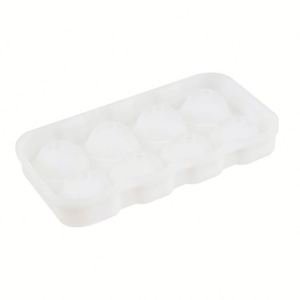 Silicone Ball Mold Tray With Lid Bpa Free Reusable Dishwasher Safe Flexible Eco-Friendly Ice Cream <b>Tools</b> - Product Image 1