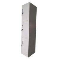 Armoire pliante moderne en métal à 3 portes 2026 pour chambre, bureau, atelier, salle de sport, hôpital, centre commercial, dortoir, utilisation murale