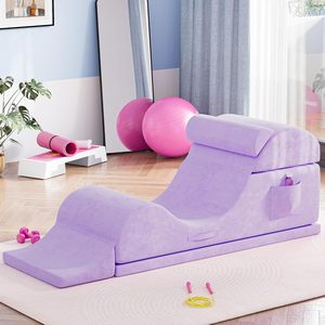 Novo Sofá Curvo Moderno Multifuncional para Casal, Cadeira de Yoga, Chaise Longue em Tecido S-Shaped para Compressão em Sala de Estar - Product Image 5