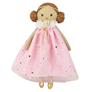 Factory New Design Best Gift For Children Soft Lovely Plush Doll Cotton Doll For Baby Girls