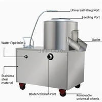 Machine commerciale entièrement automatique pour éplucher le gingembre et la noix de coco, machine de nettoyage et d'épluchage des légumes (igname, tapioca) pour la cuisine