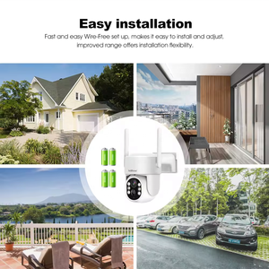 ICSEE 4MP 4G E Outdoor Wetterfeste IP65 PIR-Bewegungserkennung Zwei-Wege-Audio Farbvision Kabellose Solar-Batterie-Sicherheitskamera - Product Image 3