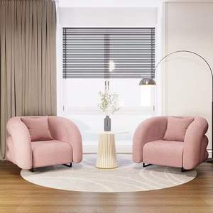 Sillón Moderno Tapizado de Venta Caliente, Mueble de Lujo Suave y Relajante para Sala de Estar o Dormitorio, Sofá Individual, Silla de Acento - Product Image 6