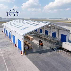 अनुकूलित हॉट-सेलिंग आउटडोर सस्ते मूल्य गोदाम तम्बू वाटरप्रूफ मार्की 20x30 औद्योगिक टेंट 20x20x20 - Product Image 3