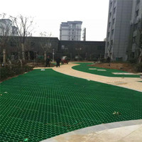 Grille de gazon en plastique HDPE, cellule plate pour aménagement paysager, pavé pour parking, stabilisation du sol, pavé en gazon