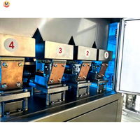 Distributeurs automatiques électriques en acier inoxydable à quatre trémies pour noix, riz, grains de café – Peseuse linéaire à 4 têtes