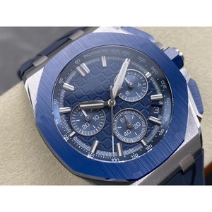 Montre mécanique étanche de qualité supérieure, fabriquée en usine, 43 mm, cadran bleu de plongée, épaisseur 14,4 mm, titane - Product Image 2