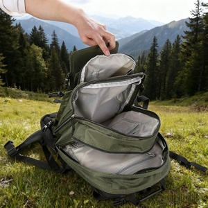 Alecter APH-S11 Outdoor Emergency Solar <b>Backpack</b> AC Outlet USB Waterproof <b>40L</b> ROHS Certified Unisex Hiking Camping Power Bank - Product Image 6