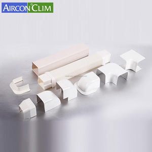 Vente directe usine – Gaine de protection droite en PVC blanc de 2 m pour conduites de <span class=keywords><strong>climatisation</strong></span> et mini-split - Product Image 5