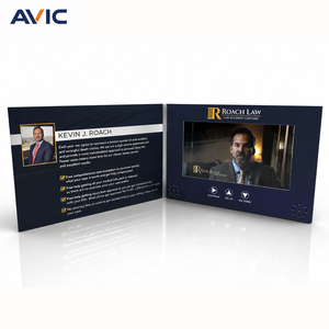 Brochure vidéo de <span class=keywords><strong>mariage</strong></span> personnalisée, carte vidéo, livre vidéo, boîte vidéo, support d'affichage vidéo pour <span class=keywords><strong>invitation</strong></span>, cadeau, écran LCD - Product Image 1