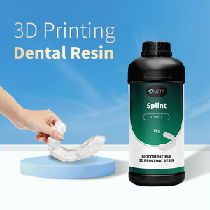 راتنج أسنان شفاف متوافق حيويًا من LEYI DSP01 للدعامات الصلبة واللينة وواقيات الأسنان الليلية، دقة عالية، 1 كجم/زجاجة، نقاء 100% - Product Image 1
