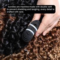Oferta Especial: Paquetes de Cabello Humano Rizado Birmano 1B/30/27, Extensiones de Cabello Humano Virgen sin Procesar, Paquetes de Cabello Rizado Brasileño