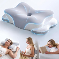 Oreillers ergonomiques en mousse à mémoire de forme rafraîchissante pour les dormeurs sur le ventre