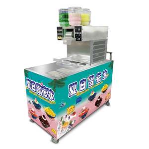 เครื่องทำน้ำแข็งไสแบบใหม่ รุ่น 5 ถัง สำหรับใช้งานเชิงพาณิชย์ เหมาะสำหรับร้านริมทาง ตลาดนัด และสวนสาธารณะ - Product Image 4