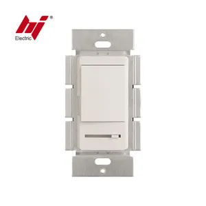 CUL Listado LED Wall Decorator Luz Dimmer Switch 1 Gang EUA Padrão