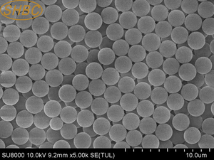Microsphères PMMA de qualité supérieure, surface lisse, excellente compatibilité pour divers tests et analyses - Product Image 3