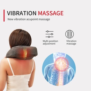 Oreiller intelligent en forme de U sans fil à infrarouge 6D pour la physiothérapie, soulagement des douleurs cervicales, fonction chauffante et pétrissante - Product Image 2