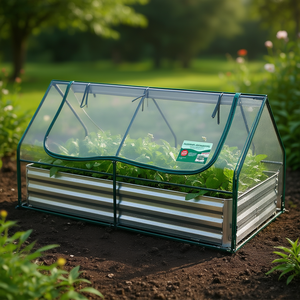 Jardinière Db Garden en métal thermolaqué, design moderne, pour fleurs et plantes vertes, usage extérieur - Product Image 2