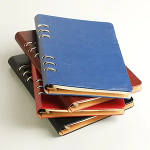 Custom Loose <strong>Leaf</strong> Notepad Business Notebook 6 Hole Clip Loose <strong>Leaf</strong> <strong>Book</strong> A5 Loose <strong>Leaf</strong> Handbook Diary - Product Image 2