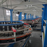 Machine à fabriquer des sacs en maille/leno à grande vitesse à 4 navettes, métiers à tisser circulaires pour sacs de légumes et de fruits