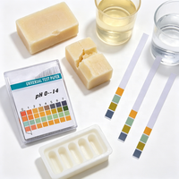 Tiras Reactivas de pH 0-14, Kit de Prueba de pH para Piscina, Spa, Acuario, Tanque de Peces, Orina, Saliva, Bebidas, Kit de Prueba de pH en Papel para Hacer Jabón