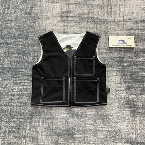 <span class=keywords><strong>Gilet</strong></span> personnalisé <span class=keywords><strong>pour</strong></span> <span class=keywords><strong>homme</strong></span>, lavage à l'acide, coupe ample, réversible, impression numérique, broderie de logo, <span class=keywords><strong>gilet</strong></span> <span class=keywords><strong>sans</strong></span> manches imprimé, coupe courte - Product Image 4