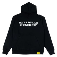Offre Spéciale unisexe coton Streetwear imprimer hommes femmes Couple pull qui est beaucoup de SIROP TOUX à capuche