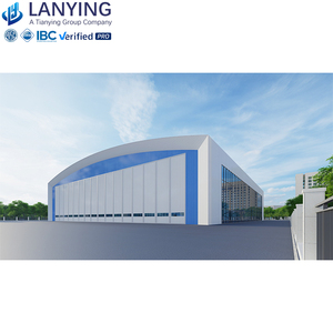 Tiên tiến ISO & CE cấp giấy chứng nhận thép khung kim loại cấu trúc đúc sẵn kho xây dựng máy bay hangar để bán - Product Image 4