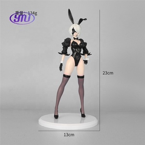 Nuova figura di bellezza NieR automi 2B sorella coniglietta ragazza cameriera ornamento auto all'ingrosso - Product Image 2