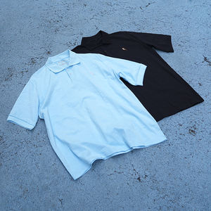 Camiseta Polo de Algodón Personalizada con Cuello de Punto y Logotipo Bordado con Botón - Product Image 1