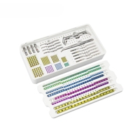 Boîte stérile en acier inoxydable de haute qualité 2.0/2.4/2.7/3.5mm, instruments orthopédiques vétérinaires, plaques de verrouillage ALPS, ensemble pour chien