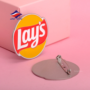 Longzhiyu - Nhà sản xuất huy hiệu kim loại in <span class=keywords><strong>epoxy</strong></span> tùy chỉnh 18 năm, logo công ty hoạt hình, quà lưu niệm, ghim cài áo - Product Image 5