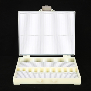 Hongbolai 100 Slide Cassette With Metal Clasp For <b>Microscope</b> Slides Storage - Product Image 1