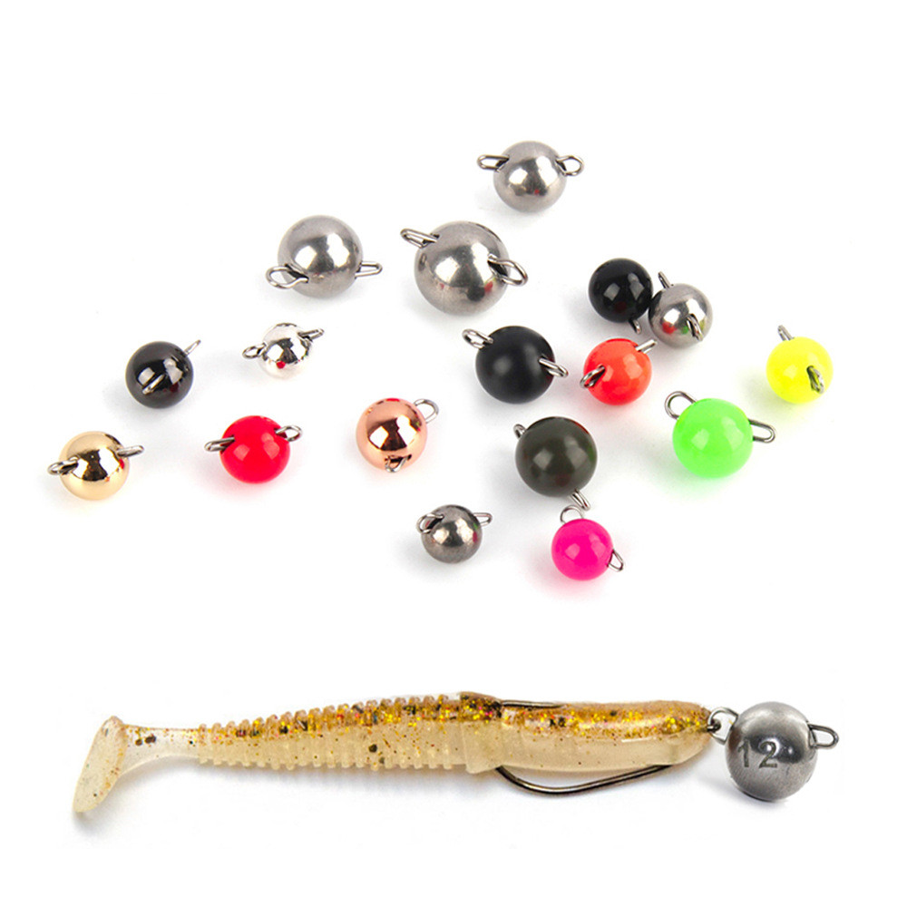 タングステン ジグヘッド（畜光グロー＆超ケイムラ）Mサイズ