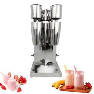 Commercial Milk Shake Making Machine 2 Heads Shake Maker Machine With 850Ml Mixing Cup High Speed Milk Shaking Machine
