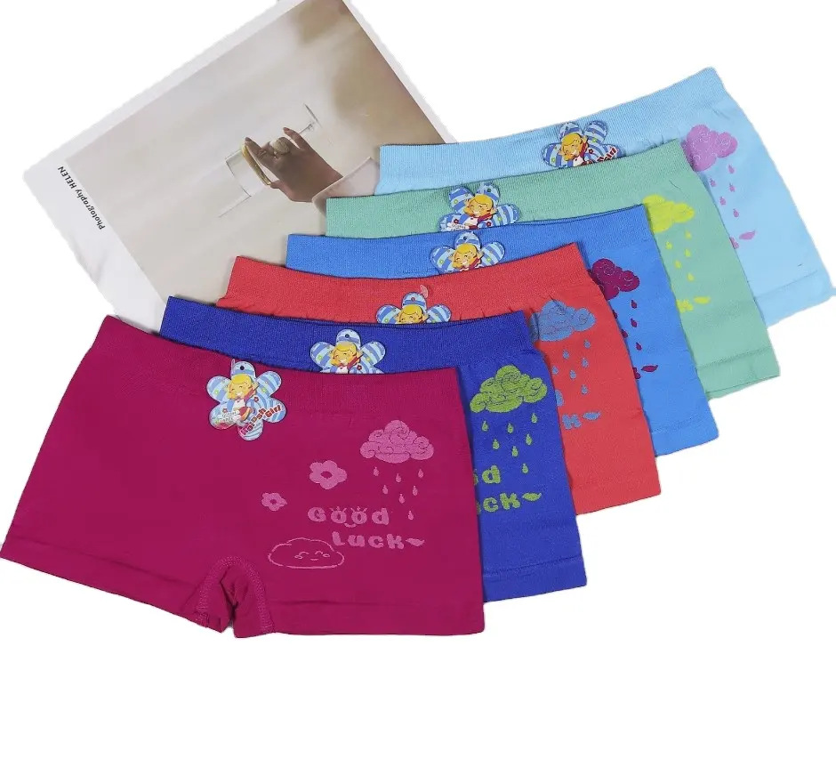 Penjualan Laris Celana Dalam Boxer Anak Perempuan Imut Tanpa Jahitan Kartun Promosi Pakaian Dalam Anak-anak