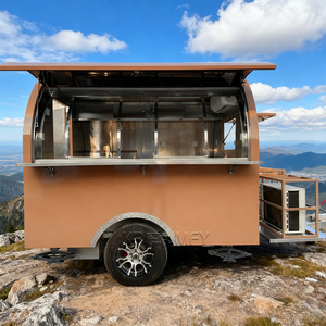 Remorque à tacos de qualité commerciale, camion de restauration extérieur pour glaces, cuisine de traiteur à double évier - Product Image 3